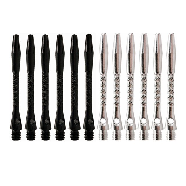 12 Unids/set Varilla Ejercicio Duradera para Juegos Entretenimiento (negro Plateado)