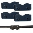 thumbnail image 4 of 4pcs Tente Remplacement Connecteur Support de Rechange Support Rectangulaire Noir Plastique, 4 of 10