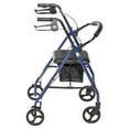thumbnail image 3 of Drive Medical Rollator Rolling Walker with 6" Wheels, Blue, 3 of 9
