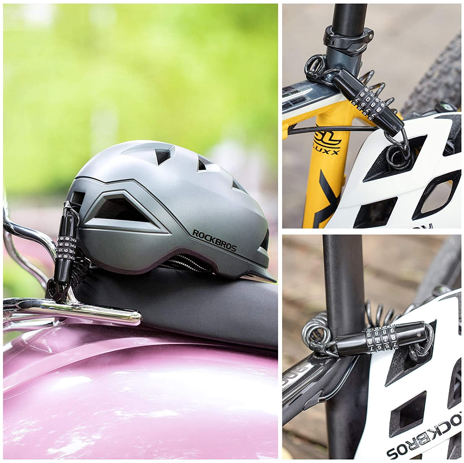 Motorcycle Helmet Lock, Bike Helmet 