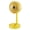 Yellow F120, variant on lanema Portable Fan Rechargeable Mini Folding Telescopic Floor Low Noise Electric Fan Cooling for Household Bedroom Office
