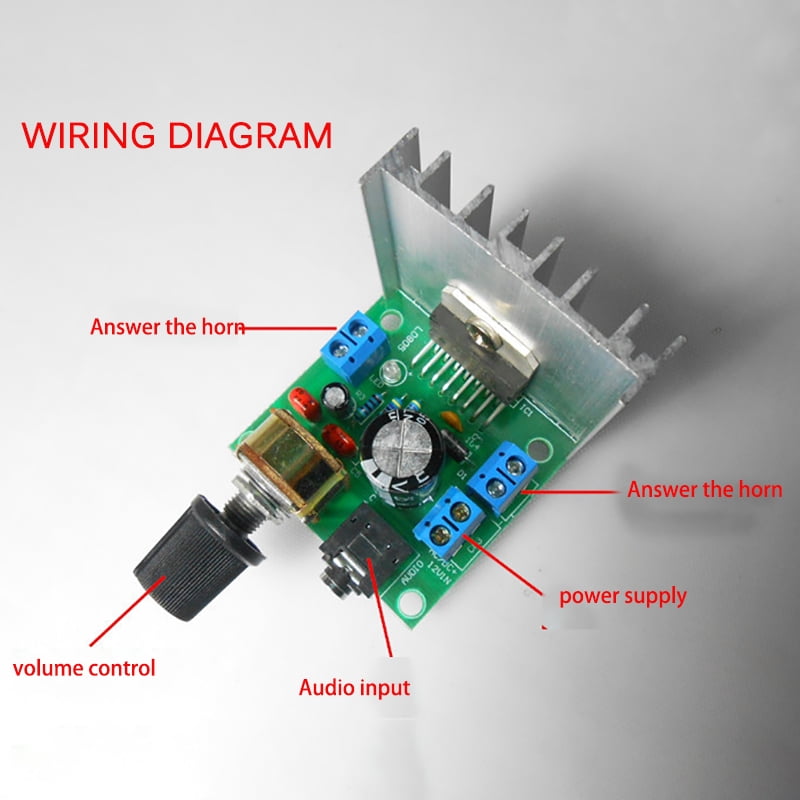 Buy AC/DC 12V TDA7297 2*15W Motorcycle Power Amplifier Board Digital