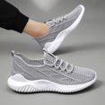 thumbnail image 4 of NOKIO Men's Running Shoes Lightweight Casual Sneakers Fashion Walking Tennis Shoes Breathable Knit Woven Mesh Sports Shoes 𝖫a𝖼e Up Workout Shoes for Back to College, 4 of 6