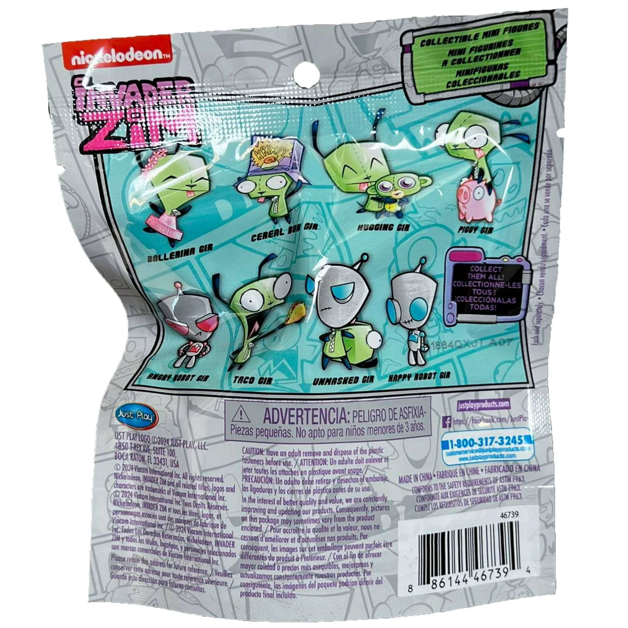 Nickelodeon Invader Zim Collectible Mini Figure Mystery Pack (1
