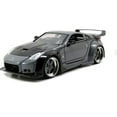 thumbnail image 2 of Jada Toys Fast & Furious 1:24 D.K.'s Nissan 350Z Die-cast Car, Toys for Kids and Adults, Grey and Black 97172, 2 of 7
