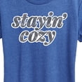 thumbnail image 3 of Instant Message - Stayin Cozy - Women's Short Sleeve Graphic T-Shirt, 3 of 6