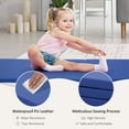 thumbnail image 6 of YRLLENSDAN,6X2 Ft,Gymnastics Mats for Tumbling At Home,Foldable Yoga Mat,Exercise Mat Thick,Suitable for Children And Adults,Indoor,Blue, 6 of 7