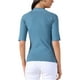 thumbnail image 3 of SUÉTER DE CUELLO MOCK PARA MUJERES INSPIRE CHIC, LIGERO, AJUSTE SLIM, MANGA CORTA, TOPS DE PUNTO S AZUL POLVO, 3 of 6