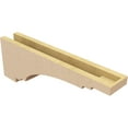 thumbnail image 5 of 4"W x 24"D x 8"H Thin Pescadero Rough Cedar Woodgrain TimberThane Corbel, Primed Tan, 5 of 6