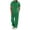 Green, variant on Ohufall Men's Cotton Linen Sets Solid Sleeveless Button Turndown Collar Top Pocket Drawstring Fashion Long Pants Beach Casual Set