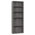 thumbnail image 1 of Monarch Specialties Bookshelf, Bookcase, 6 Tier, 72"h, Office, Bedroom, Laminate, Grey, Transitional, 1 of 5