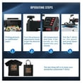 thumbnail image 4 of Heat Press 5 in 1 Machine 12x15, Sublimation Printer for T-Shirts, Mugs, Hats, Plates, Digital Control, 900W, 4 of 9