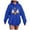 Blue, variant on CAUYDY Pumpkin Sweatshirt for Women Fall Y2K Hoodies Halloween Pumpkin Face Graphic Winter Sweatshirt Long Sleeve Pullover(Black,XL)