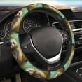thumbnail image 5 of Sigee Daisy Sleeping Sloth for Steering wheel cover Elastic Steering Wheel Cover Universal Fit Steering Wheel Cover, 5 of 6
