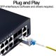 thumbnail image 2 of Cable Twinax de 10g Sfp+, compatible con Sfp-h10gb-cu1m,ubiquiti,d-link(1m), 2 of 5