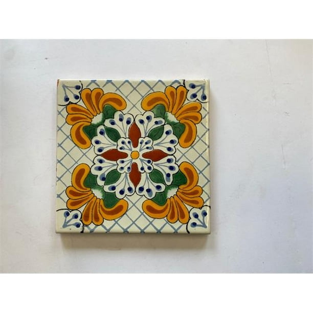 Talavera L121 6x6 6 X In Mexican, 6 X 6 Decorative Tile