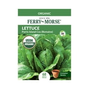 Ferry-Morse Organic 575MG Lettuce Parris Is Cos Romaine Vegetable Plant Seeds Full Sun