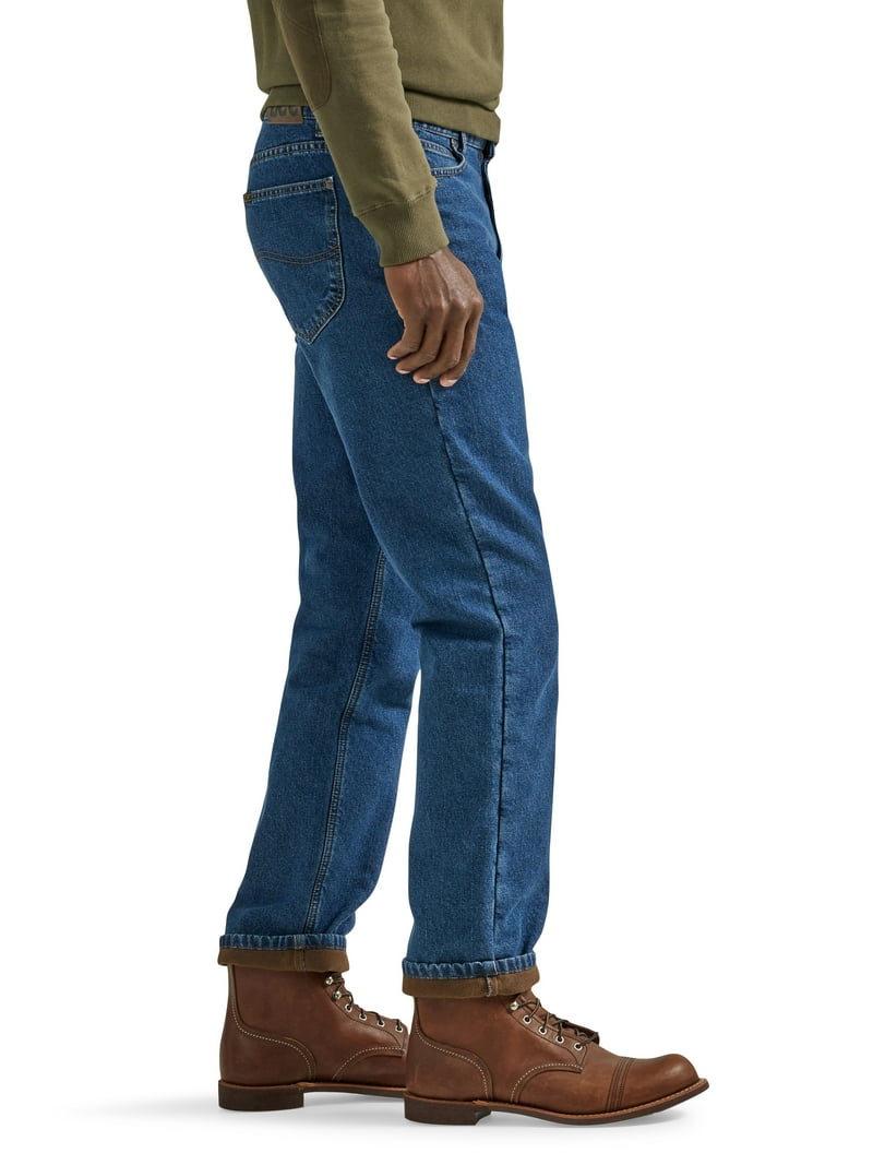 Lee® Men's Legendary Fleece-Lined Relaxed Straight Jean - Walmart.com