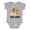 AC-Heather Grey, variant on Nicu Grad Noahs Ark Boys or Girls Baby Bodysuit