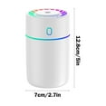 thumbnail image 2 of Colorful Desktop Air Replenishment USB Atomization Car Humidifier,Portable USB Mist Humidifier,Mini Desktop Humidifier,Car Air Humidifier,Travel Humidifier,Quiet USB Humidifier, 2 of 6