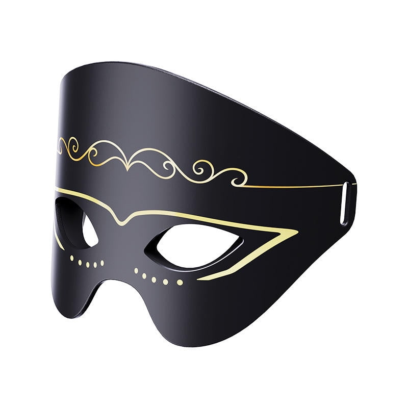 CNV 150 LEDs R-e-d Light Therapy Eye Mask with Heat | Silicone Facial Skincare Mask | Flexible At-home Skincare Tool (4 Light Modes)
