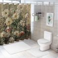 thumbnail image 7 of FANNA Flowers Vase Painting Waterproof Shower Curtain Various Sizes Beautiful Chic Modern Bathroom Decor with Hooks 100% Polyester Fiber Home Comforts 60x72, 7 of 7