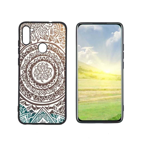 Mandala-Design-201 Phone Case, Degined for Samsung Galaxy A11 Case Men Women, Flexible Silicone Shockproof Case for Samsung Galaxy A11