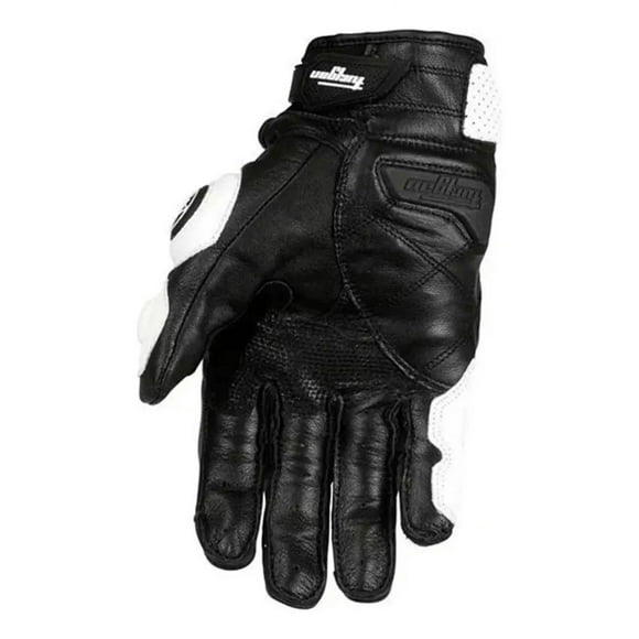Guantes De Moto De Piel Fury-gan Con Protección