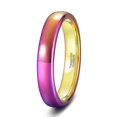 thumbnail image 1 of Anillo clásico simple y liso con borde recto, ancho de 2/4/6/8 mm, anillo de acero de tungsteno para hombres y mujeres, 1 of 6