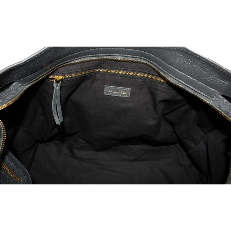Balenciaga Classic City Grey Shiny Arena Leather Shoulder Balenciaga Classic City Grey Shiny Arena Leather Shoulder