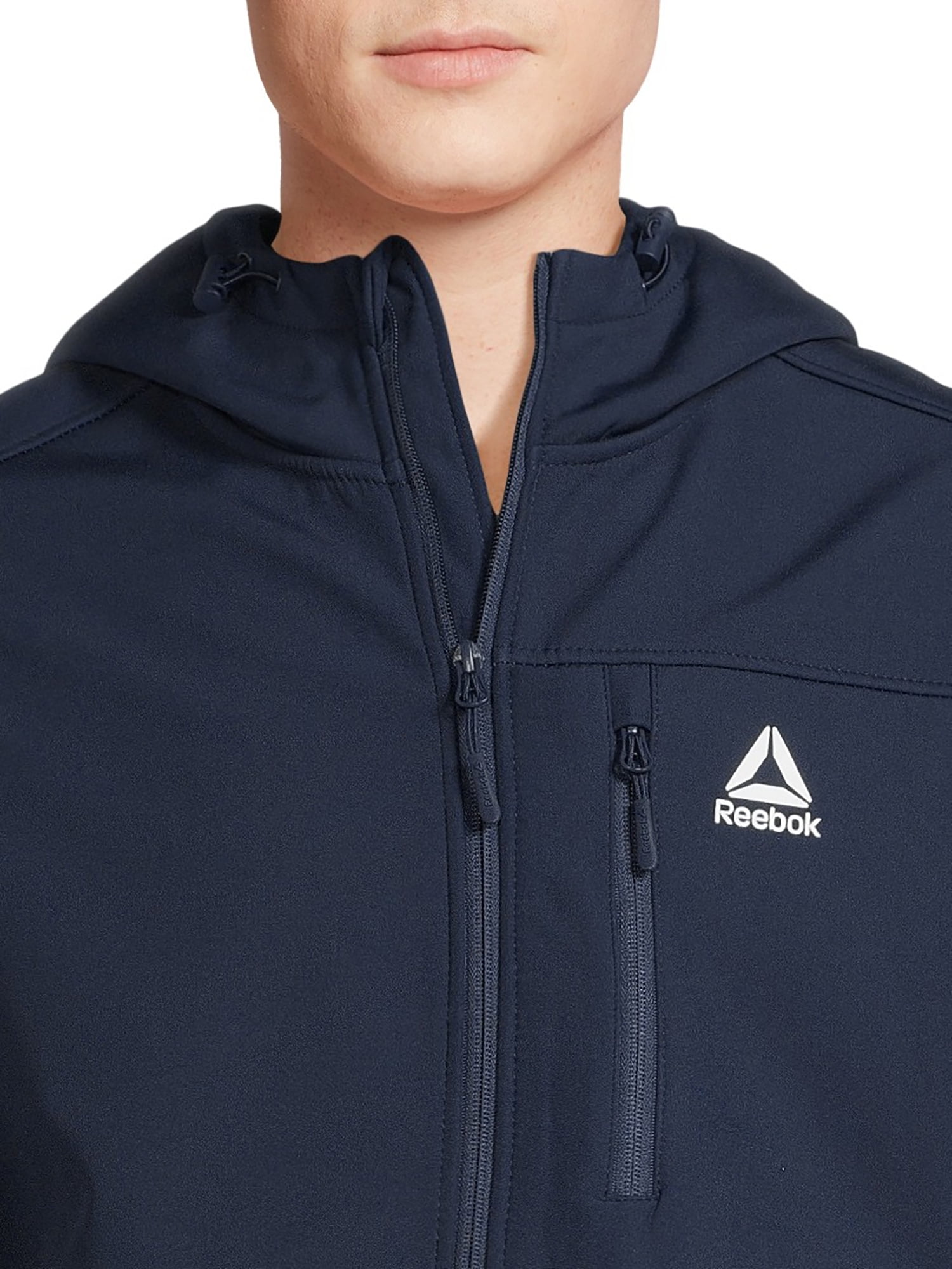 Reebok Delta Men's Hooded Sweater Fleece Jacket, Sizes M-2XL