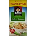 thumbnail image 2 of Quaker Instant Oatmeal, Apples & Cinnamon, Value Pack, 1.51 oz, 18 Packets, 2 of 5