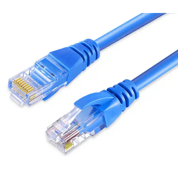 CAT6A, PATCH CORD-UTP 24AWG BLUE, SNAGLESS, 2/SERIALIZED LABELS, 10 COUNTS PER BAG, 10FT