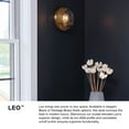 thumbnail image 3 of 35690PN Hinkley Lighting Leo - 1 Light Wall Sconce in Traditional and Glam Style - 8.75 Inches Wide by 8.75 Inches High-Polished Nickel Finish, 3 of 4
