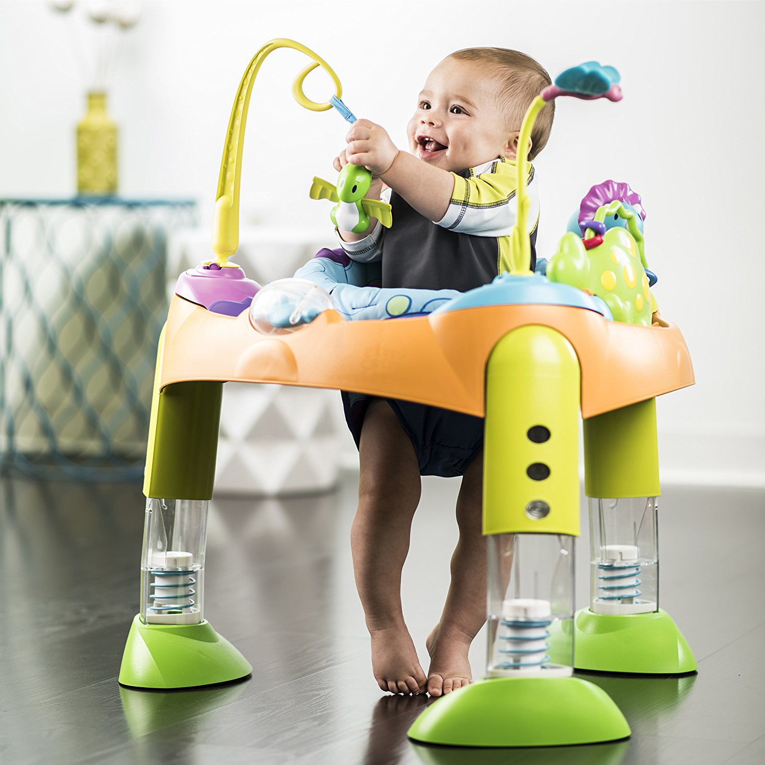 foldable exersaucer