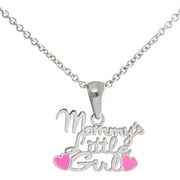 Hallmark Connections Stainless Steel Girls' Mommy's Little Girl Pendant Necklace