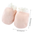 thumbnail image 5 of comerut 1 Pair Baby Mittens Mesh Design Face Protection Breathable Baby Anti-Scratch Gloves for Newborn, 5 of 7