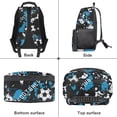 thumbnail image 6 of Aplkyhs Football School Backpack for Boys Girls Ages 6-18 Large Capacity Lightweight Water Resistant Ergonomic Padded Straps for Elementary Middle High School Back to School, 6 of 7