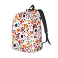 thumbnail image 2 of Balery Autumn Pumpkins Fall Leaves Vintage Canvas Backpack for Men and Women - Large Capacity, Durable Travel Laptop Bag for School, Work, Hiking, and Outdoor Activities, 2 of 7