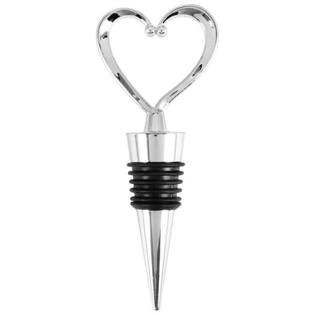 

4Pcs Heart Wine Bottle Stoppers Champagne Colser for Sealing Wine Beer - Love Decorative Wine Corks