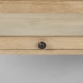 thumbnail image 6 of Arelius Rectangular Light Brown Wood Black Metal Base Display Coffee Table, 6 of 6