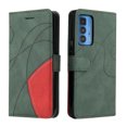 thumbnail image 3 of Compatible Motorola Edge 20 pro/Edge s pro Case, Leather Wallet Case Stand View Magnetic Clasp Book Flip Folio Phone Cover - Green, 3 of 3