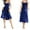 Dark Blue, variant on LYEAA Satin Nightgowns for Women Long Sleeveless Cozy Summer Sling Night Gowns Chemise Solid V Neck Loose Casual Soft Pajamas Sleepwear Loungewear Fashion Elegant Women's Nightdress Yellow M