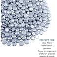 thumbnail image 6 of Galashield Silver Flat Glass Marbles for Vases Glass Gems Beads Pebbles Vase Filler 5 LBS, Approx. 450 PCS, 6 of 7