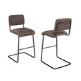 thumbnail image 2 of Dominic 30'' Bar Stool, Set of 2, Brown, 2 of 3