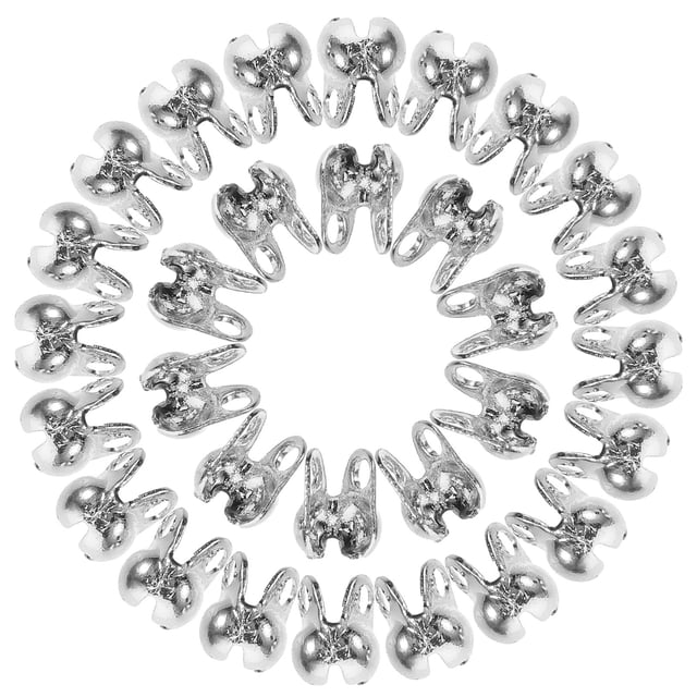 GOOHOCHY 150Ud Tapas De Metálicas Para Proyectos De Pulsería Y Collares Con Material Resistente