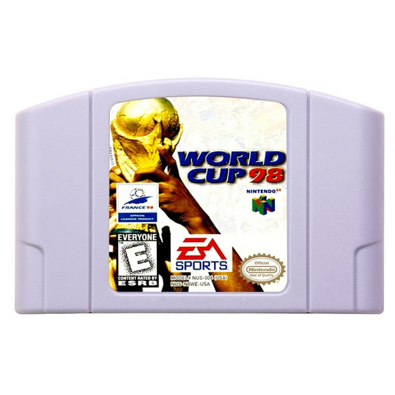 Video Games Compatible for the n64 console, replacement cartridge for World Cup 98 NTSC