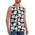 thumbnail image 2 of Daiia Cute Cartoon Polar Bear Printed Men's Tank Tops,Casual Soft Sleeveless Gym Muscle Shirts Bodybuilding Tee-3X-Large, 2 of 8