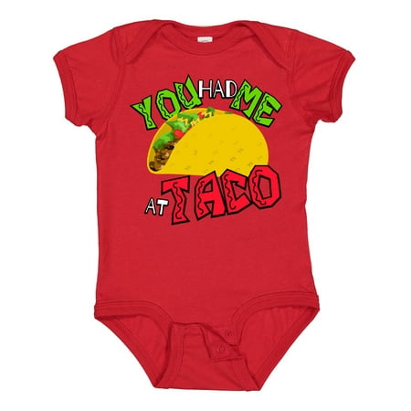 

Inktastic You Had Me at Taco Gift Baby Boy or Baby Girl Bodysuit