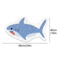 thumbnail image 3 of Sharks Decoration Rug Cushion Plush Rugs Pet Rugs Bath Rug Room Carpet Super Absorbent Quick Dry Modern Home Decor, 3 of 5